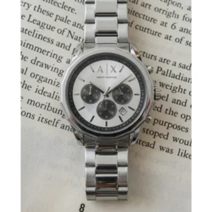 Armani Exchange Gunmetal Watch For Men