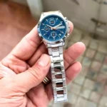 Armani Exchange Watch Silver Blue For Women