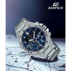 Casio Edifice ECB10D Watch Silver Blue For Men