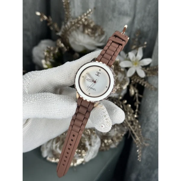 Chanel Paris Watch Brown White For Women Chanel Paris Watch Brown White For Women