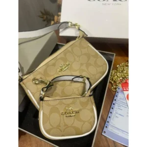 Coach Nolita Gift Set Sling Bag With Mini Sling Og Box Carry Bag For Women (BT30) - stayhit.in