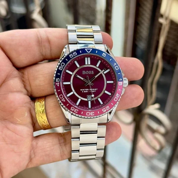 Elegant Boss Runner Watch Silver For Men (BOT3947) - stayhit.in Elegant Boss Runner Watch Silver For Men (BOT3947) - stayhit.in