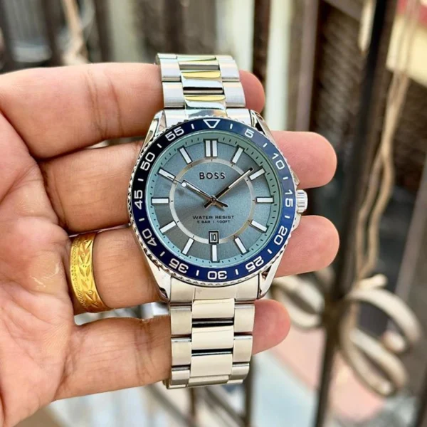 Elegant Boss Runner Watch Silver For Men (BOT3948) - stayhit.in Elegant Boss Runner Watch Silver For Men (BOT3948) - stayhit.in