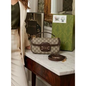 Elegant Gucci Horsebit Shoulder Bag With Og Box For Women (BOT3977) - stayhit.in