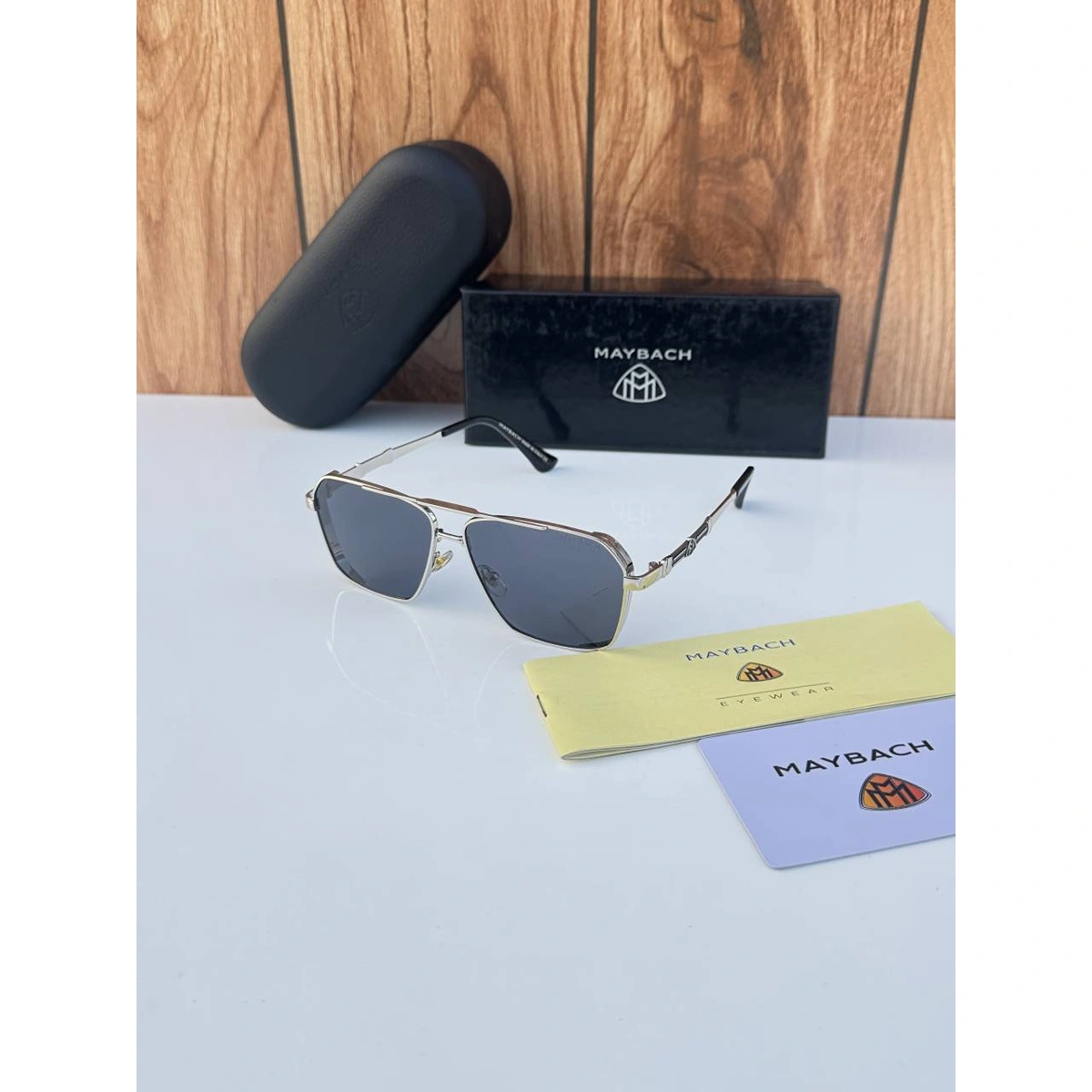 Elegant Maybach Sunglasses Silver Black For Men (SOS354) - stayhit.in Elegant Maybach Sunglasses Silver Black For Men (SOS354) - stayhit.in