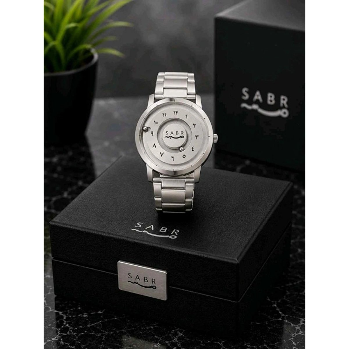 Elegant Sabr Watch Silver Stainless Steel For Men (FGS110) - stayhit.in