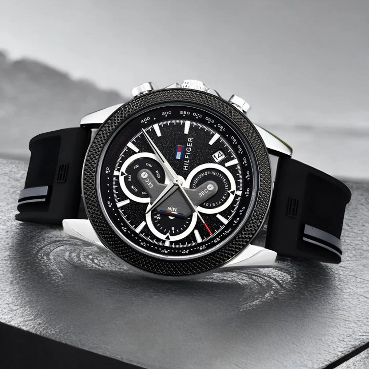 Elegant Tommy Hilfiger Clark Watch Black For Men (FGS123) - stayhit.in Elegant Tommy Hilfiger Clark Watch Black For Men (FGS123) - stayhit.in