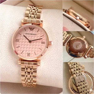 Emporio Armani Watch Copper Pink For Women