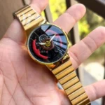 Ferrari Gold Watch Chain Strap For Men