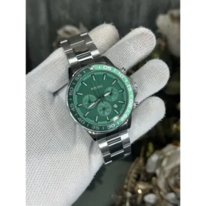 Fossil Bannon Watch Silver Green For Men