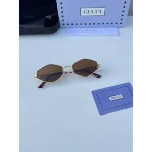 Gucci Sunglasses Gold Brown For Men