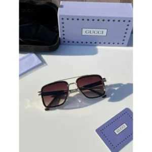 Gucci Sunglasses Gold Brown For Men