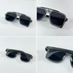 Gucci Sunglasses Mate Grey Black For Men