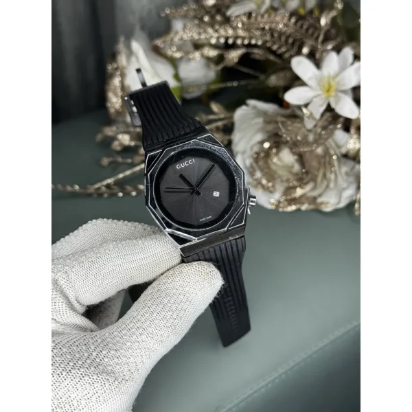 Gucci Watch All Black For Men