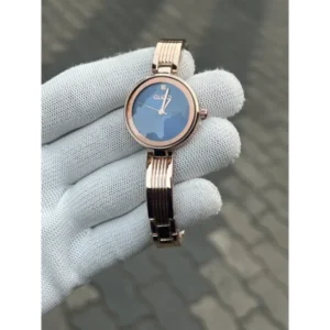 Gucci Watch Rosegold Blue For Women
