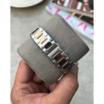 Guess Square Watch Two Tone Copper Blue For Men