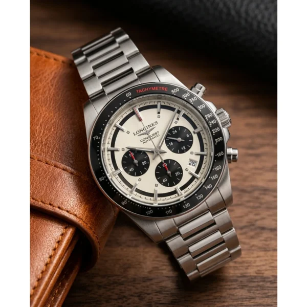 Longines Conquest Chronograph Watch Black For Men Longines Conquest Chronograph Watch Black For Men
