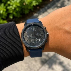 Luxury Armani Exchange Fiber Watch Blue Strap For Men (BOT3105) - stayhit.in