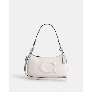 Luxury Coach Teri White Nolita Shoulder Bag With Og Box For Women (LAB219) - stayhit.in