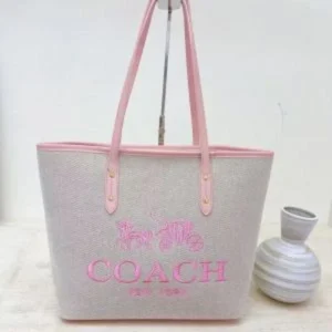 Luxury Coach Voyager Jet Set Tote Bag With Dust Bag For Women (BOT3811) - stayhit.in