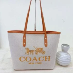 Luxury Coach Voyager Jet Set Tote Bag With Dust Bag For Women (BOT3813) - stayhit.in