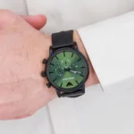 Luxury Emporio Armani Ar1968 Watch Black Green For Men (SOS84) - stayhit.in