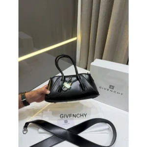 Luxury Givenchy Mini Antigona Handbag Black With Og Box For Women (LAB220) - stayhit.in