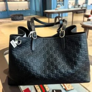 Luxury Gucci Gg Emblem Medium Tote Bag For Women (BOT2645) - stayhit.in