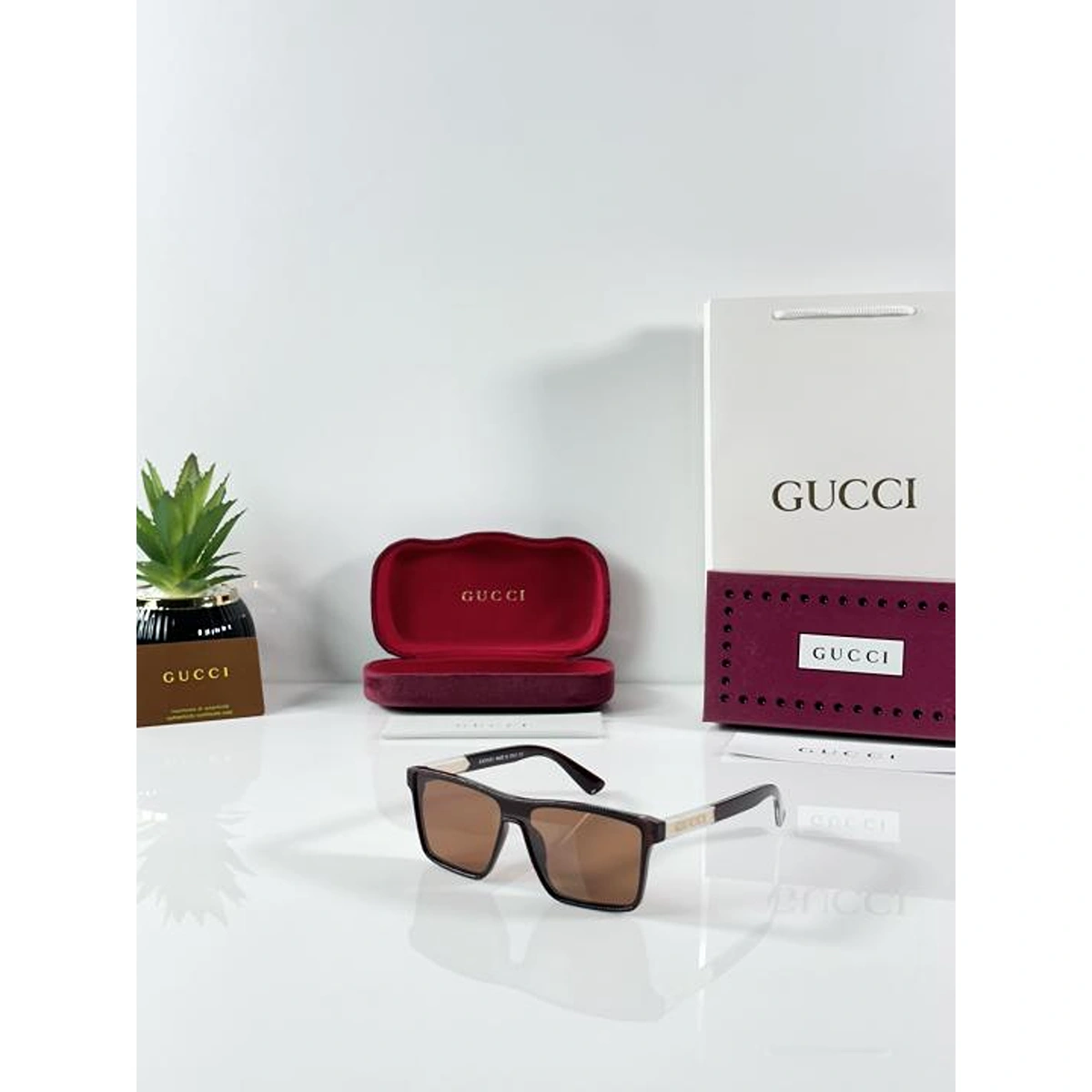 Luxury Gucci Sunglasses Brown For Men (BOT3225) - stayhit.in Luxury Gucci Sunglasses Brown For Men (BOT3225) - stayhit.in