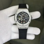 Luxury Hublot Automatic Watch Black White For Men (BOT3107) - stayhit.in