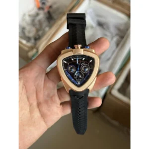 Luxury Lamborghini Chronograph Watch Black Strap For Men (SOS611) - stayhit.in