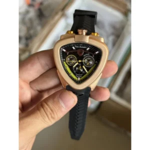Luxury Lamborghini Chronograph Watch Black Strap For Men (SOS612) - stayhit.in