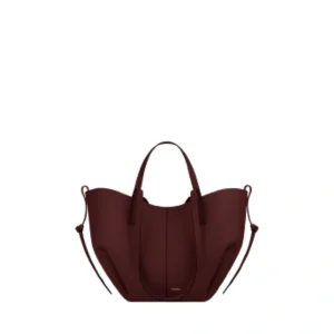 Luxury Polene Cyme Mini Bag Edition Textured Mist With Box For Women (BOT2627) - stayhit.in
