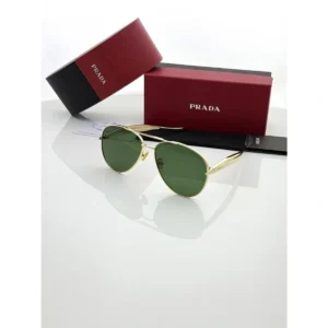 Luxury Prada Sunglasses Golden Green For Men (BOT3528) - stayhit.in