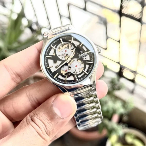 Luxury Rado Automatic Watch Chain Strap For Men (FGS135) - stayhit.in Luxury Rado Automatic Watch Chain Strap For Men (FGS135) - stayhit.in