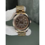 Luxury Rolex Sky Dweller Watch Copper Brown For Men (JH624) - stayhit.in