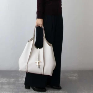 Luxury Tods T Timeless Leather Bag With Pouch & Magnetic Box For Women (BOT3802) - stayhit.in