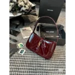 Luxury Yves Saint Laurent Glossy Hobo Bag With Og Box For Women (BT260) - stayhit.in