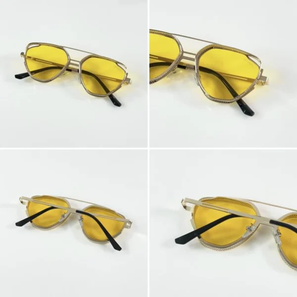 Maybach Sunglasses Gold Yellow For Men Maybach Sunglasses Gold Yellow For Men