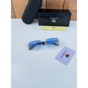 Maybach Sunglasses Silver Blue For Men