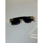 Miu Miu Sunglasses Gold Purple For Men