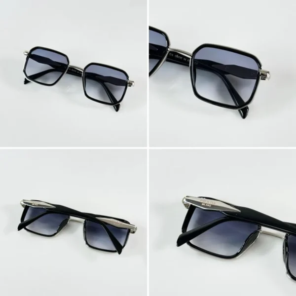 Prada Sunglass Silver Blue For Men