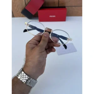 Prada Sunglasses Gold Plano For Men