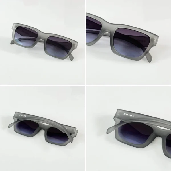 Prada Sunglasses Grey Blue For Men
