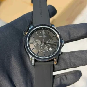 Premium Armani Exchange Fiber Watch Black For Men (FGS101) - stayhit.in