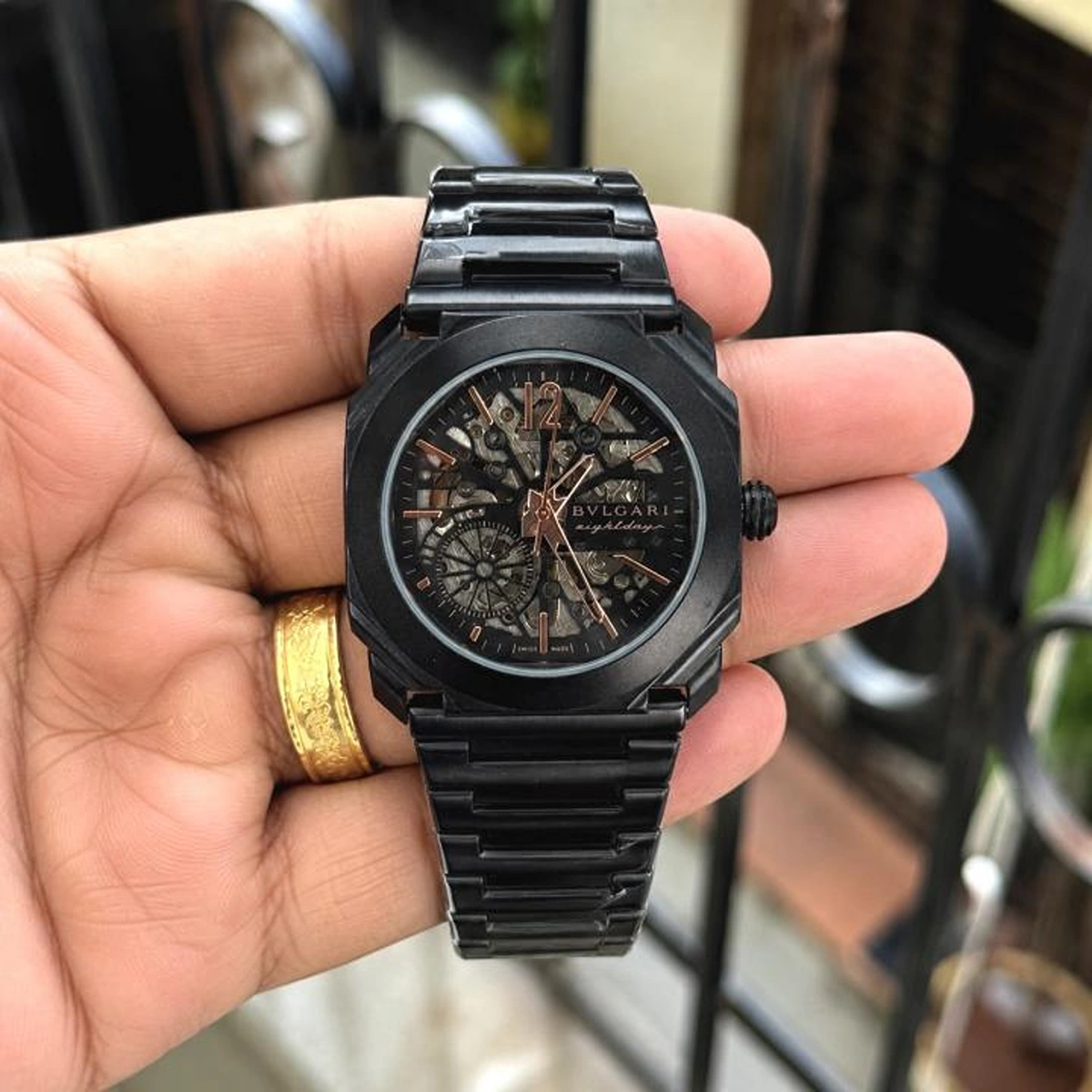 Premium Bvlgari Automatic Finissimo Watch Black For Men (BOT3910) - stayhit.in Premium Bvlgari Automatic Finissimo Watch Black For Men (BOT3910) - stayhit.in