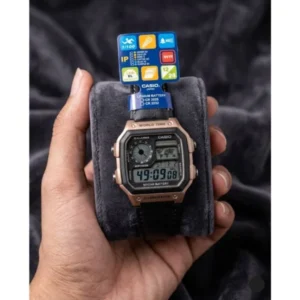 Premium Casio AE1200 Illuminator Watch Black Strap For Men (SOS647) - stayhit.in