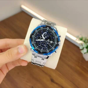 Premium Casio Edifice Watch Blue Dial For Men (SOS573) - stayhit.in