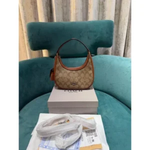 Premium Coach Carmen Crossbody Bag Apricot With Og Box For Women (BOT4028) - stayhit.in