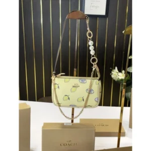 Premium Coach Nolita Bag Lemon Apricot For Women (BOT2574) - stayhit.in
